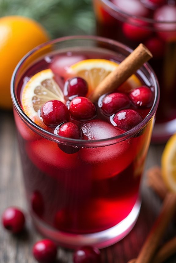 festive red wine sangria