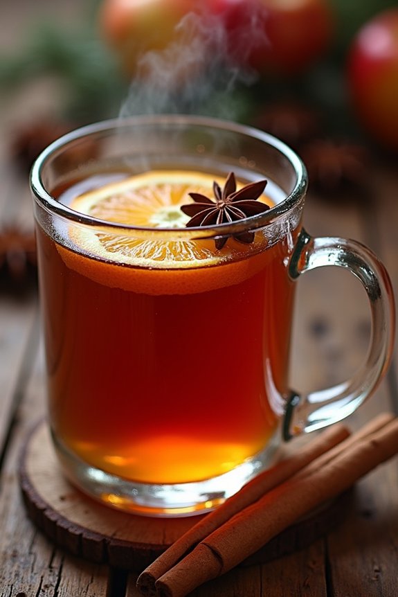 festive spiced apple cider