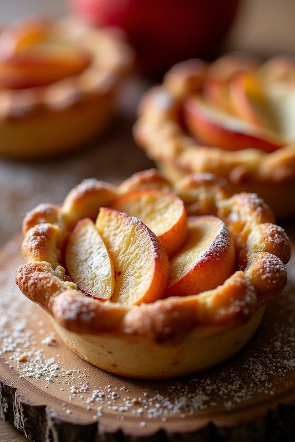 festive spiced apple dessert