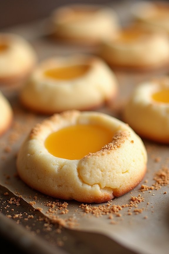 festive spiced eggnog cookies