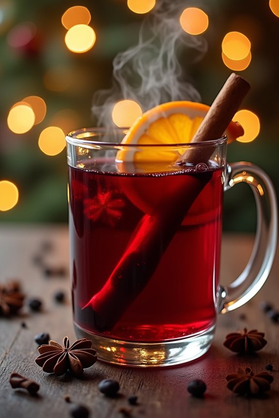 festive spiced warm beverage