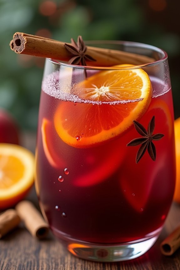 festive spiced wine concoction