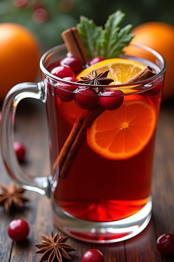festive spiced winter beverage