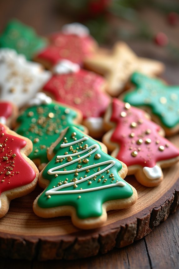 festive sugar cookie decorating