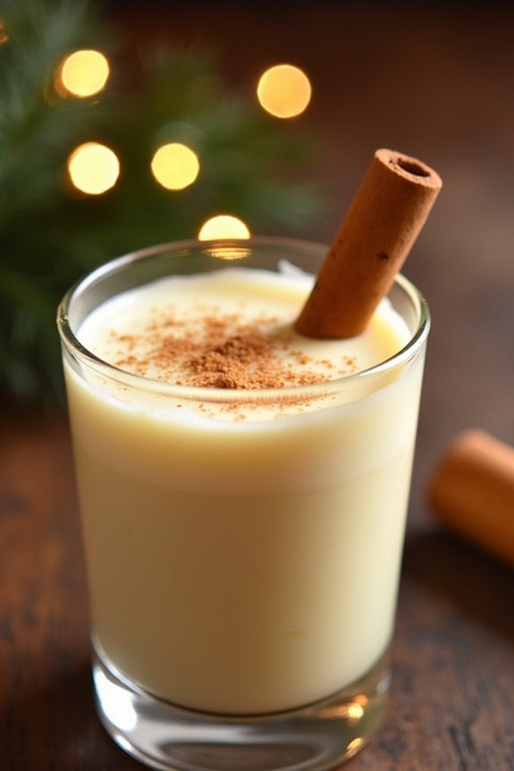 festive tequila eggnog recipe