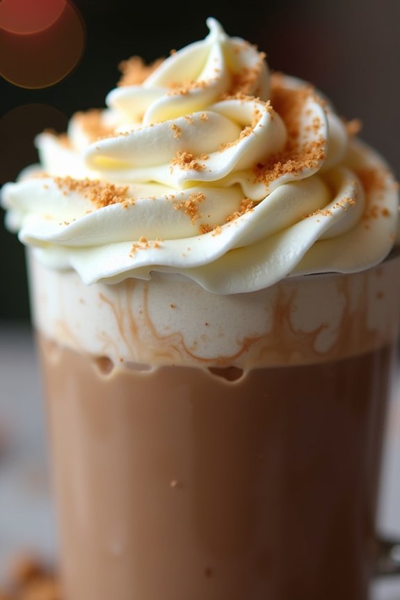 festive white chocolate mocha