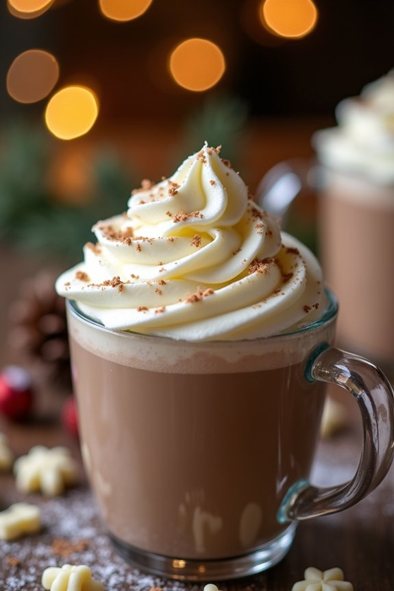 festive white chocolate mocha