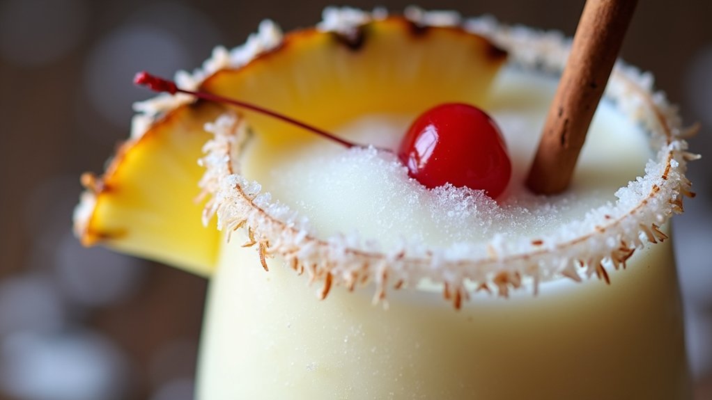 festive white holiday beverages