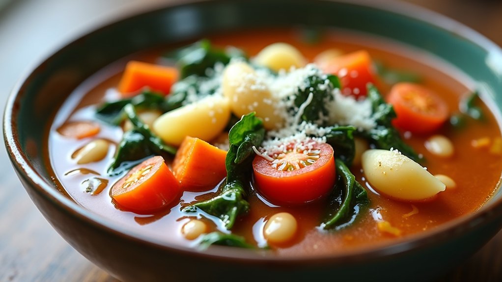 filling high fiber soups