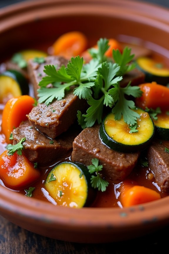 flavorful beef stew tagine