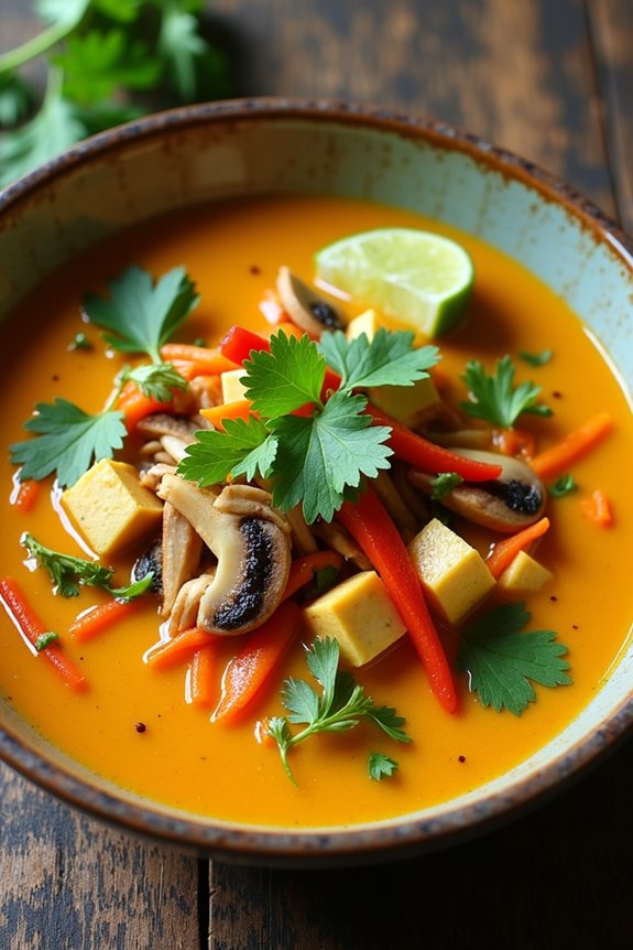 flavorful coconut curry soup