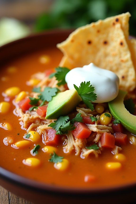 flavorful comforting tortilla soup