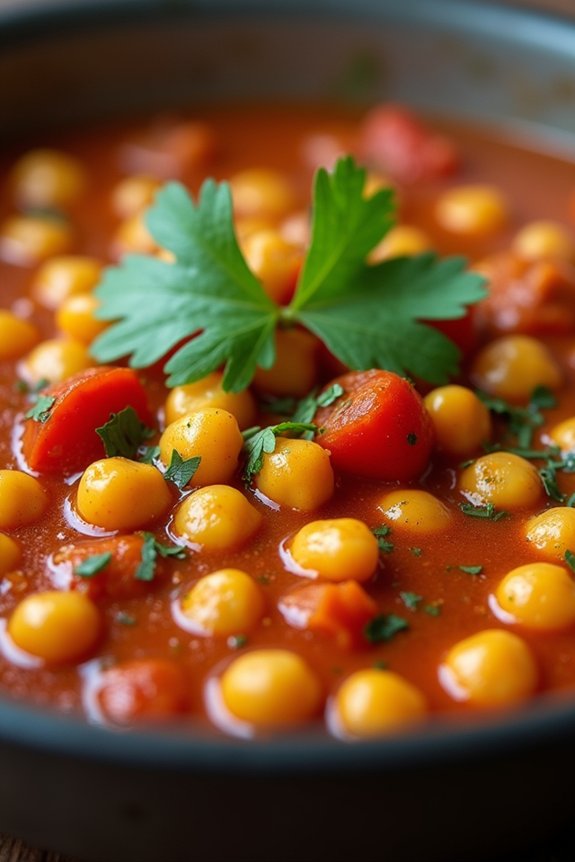 flavorful indian chickpea stew