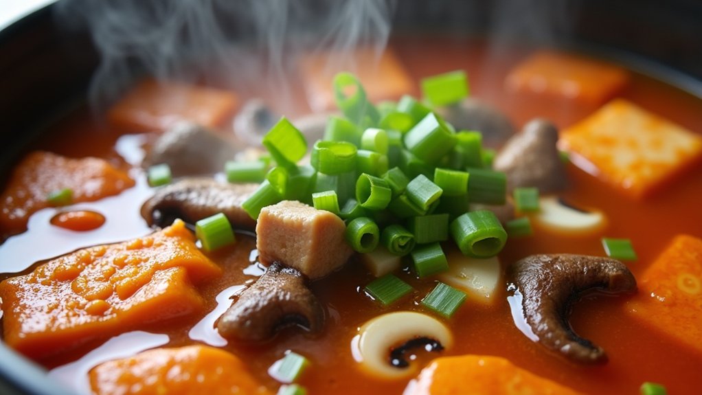 flavorful korean kimchi soup