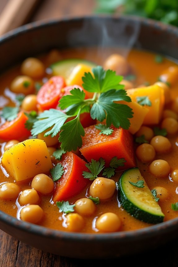 flavorful moroccan chickpea stew