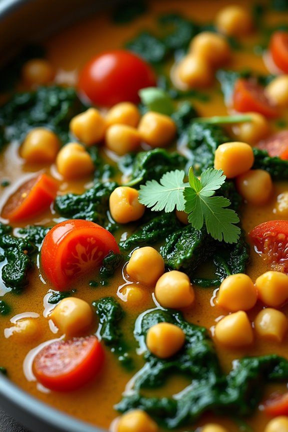 flavorful vegetarian chickpea stew