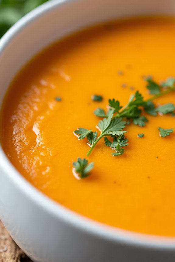ginger carrot soup recipe