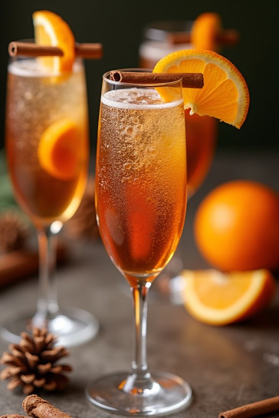 gingerbread champagne cocktail recipe