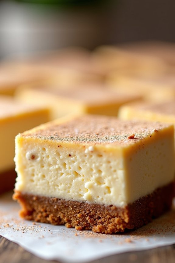 gingerbread cheesecake holiday bars