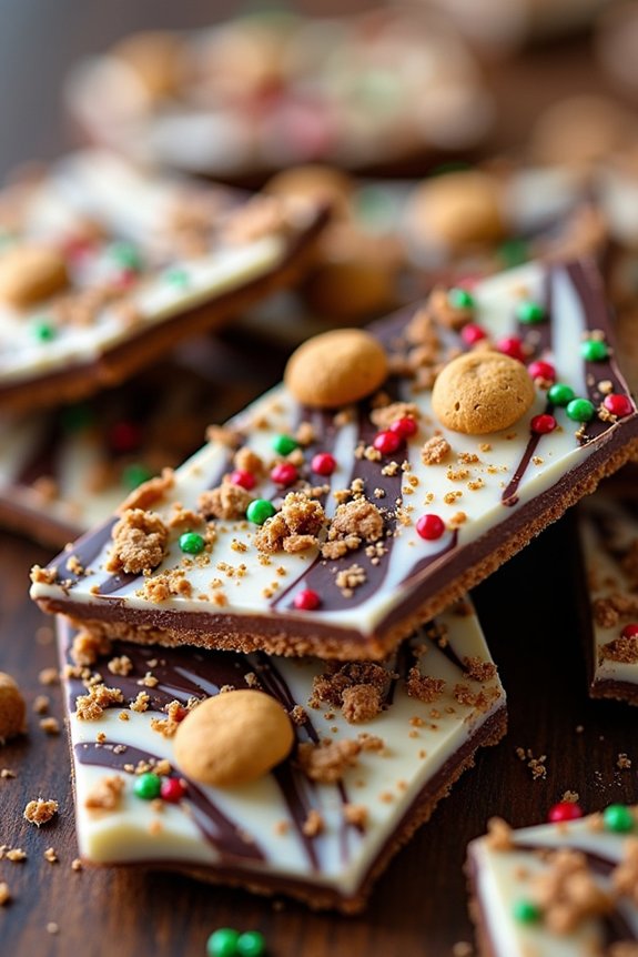 gingerbread chocolate bark recipe