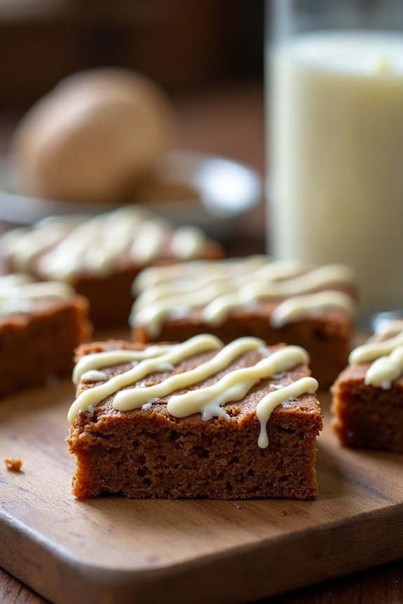 gingerbread cookie bars recipe
