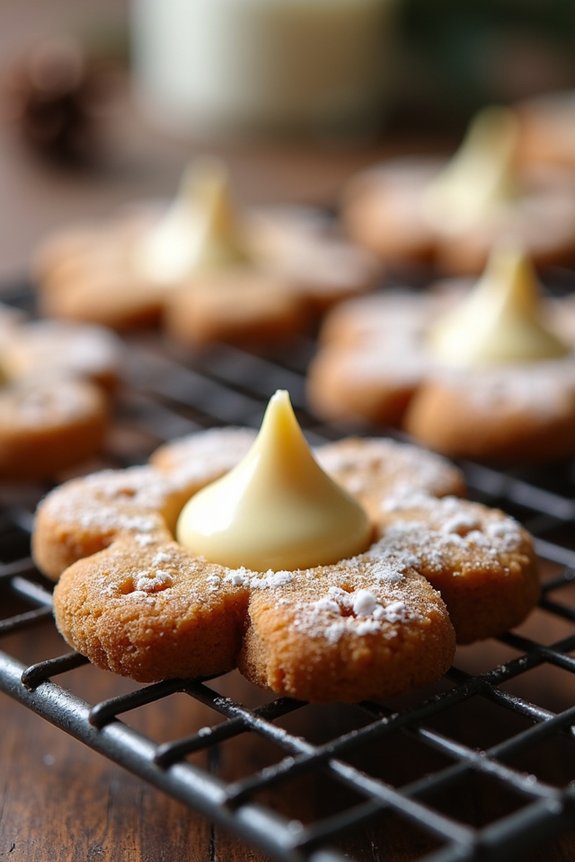 gingerbread cookies with chocolate