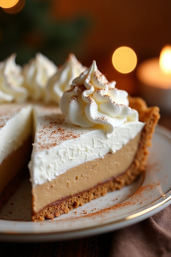 gingerbread cream pie delight