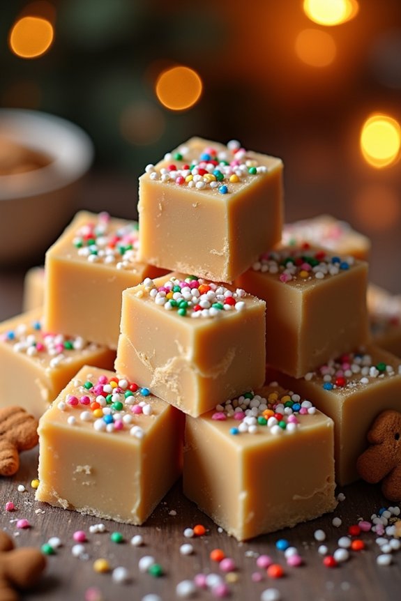 gingerbread flavored creamy fudge