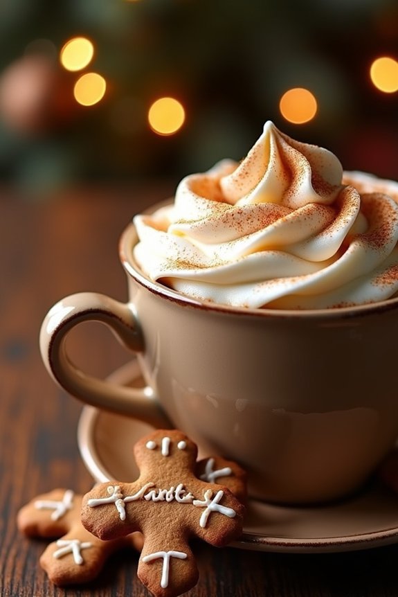 gingerbread latte holiday warmth