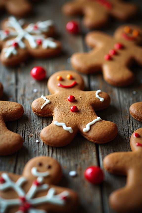 gingerbread men holiday baking