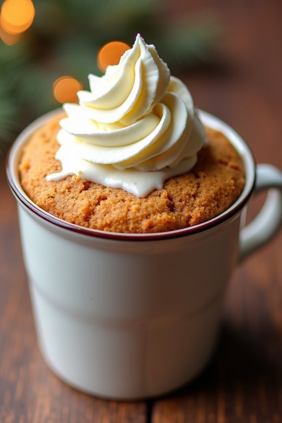 gingerbread mug cake recipe