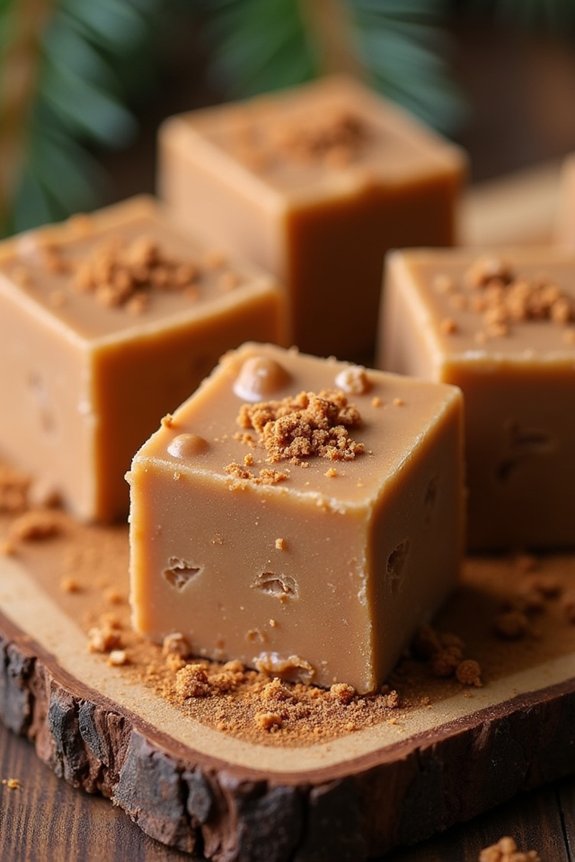 gingerbread spice holiday fudge