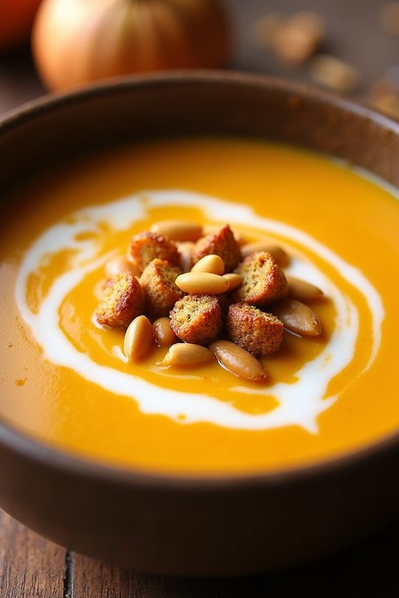 gingerbread spiced pumpkin soup recipe