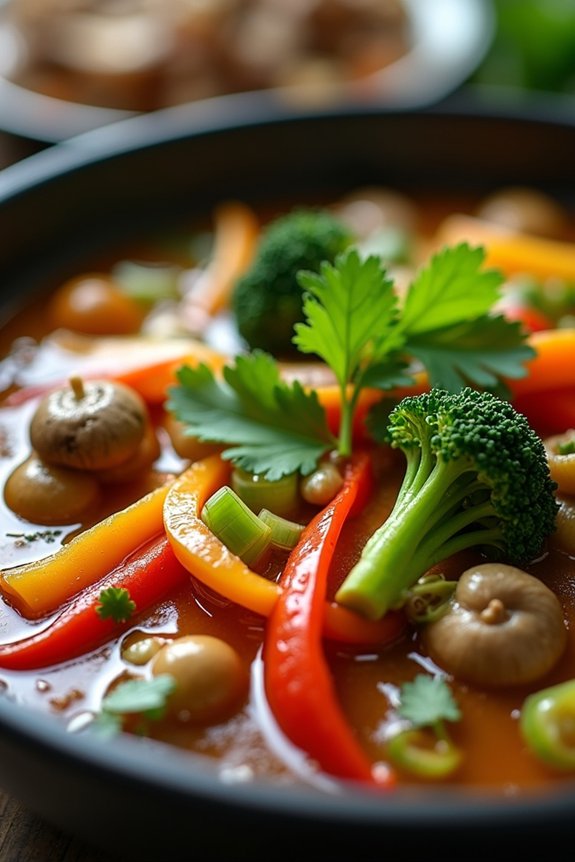 gingery vegetable hotpot recipe