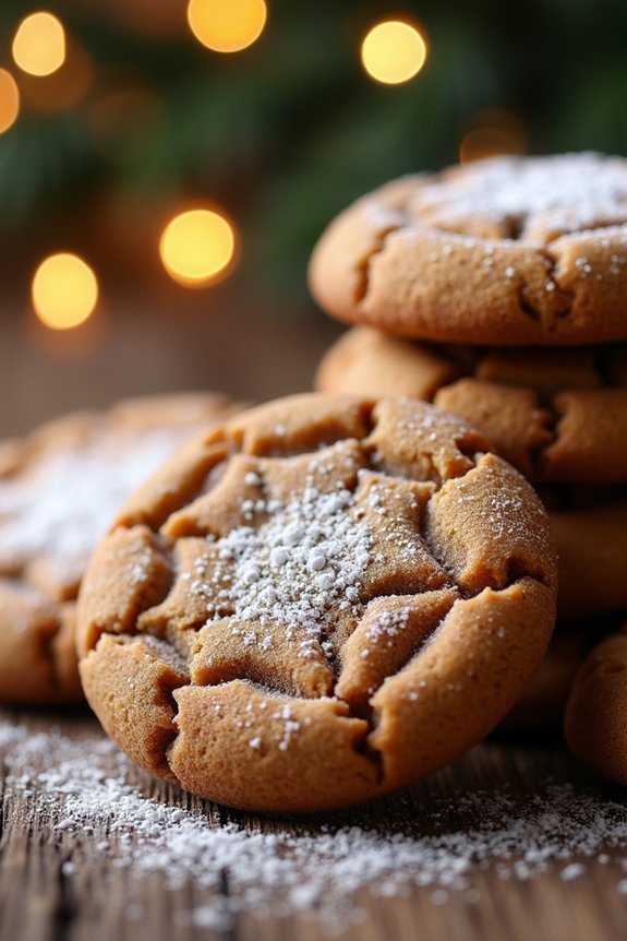 gluten free festive gingerbread cookies