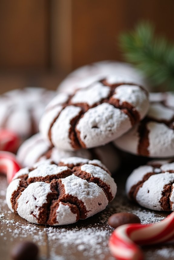 gluten free holiday peppermint cookies