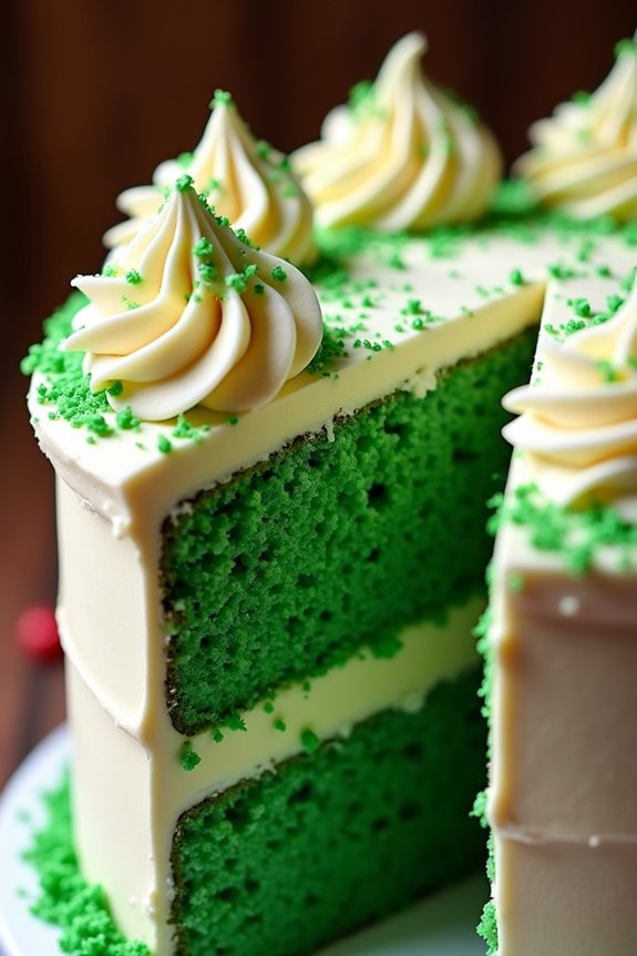 grinch green velvet cake