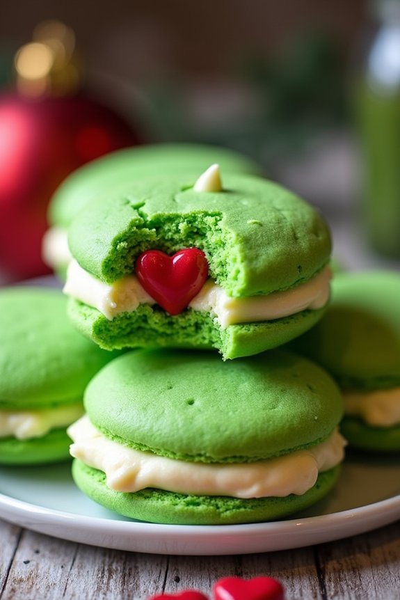 grinch inspired festive dessert treat