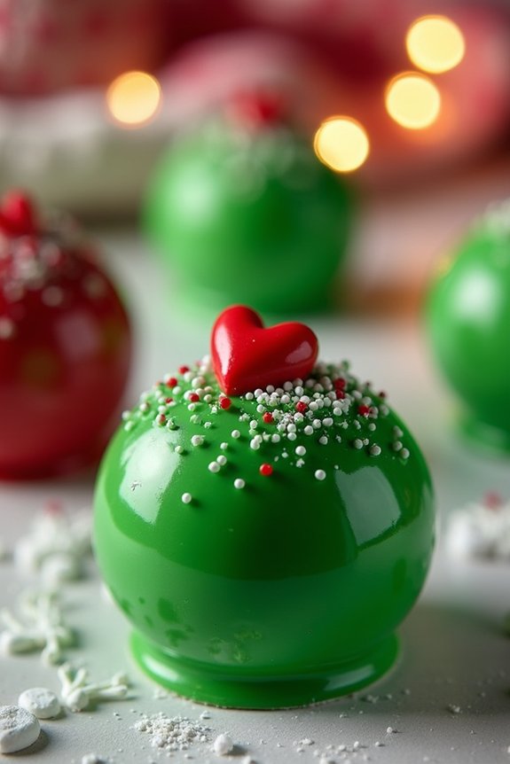 grinchy hot chocolate delights