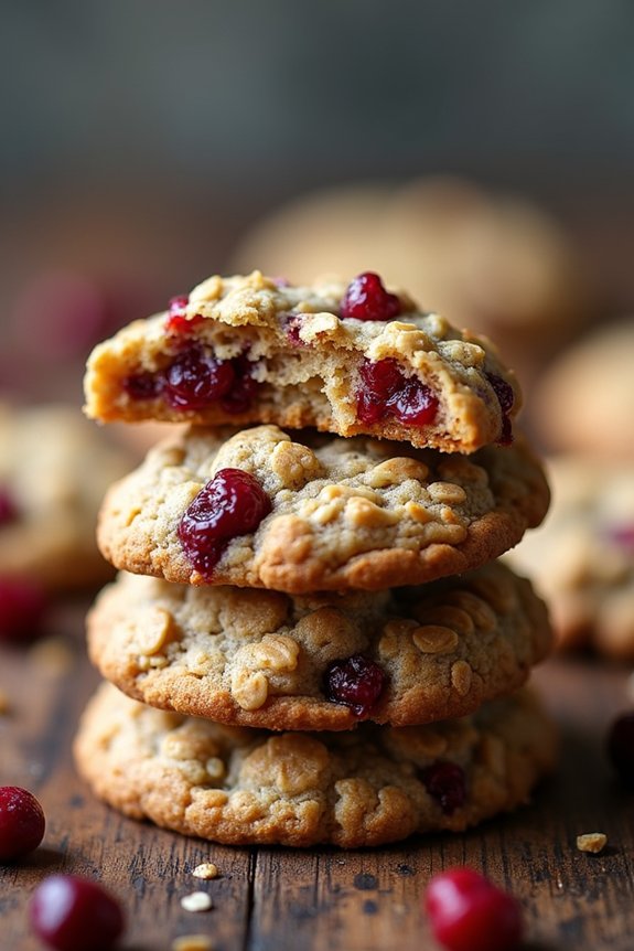 healthier oatmeal cranberry cookies