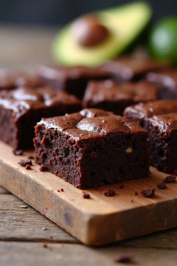 healthy dark chocolate brownies