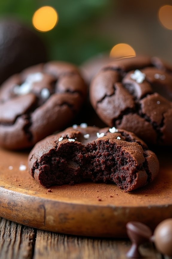 healthy dark chocolate cookies