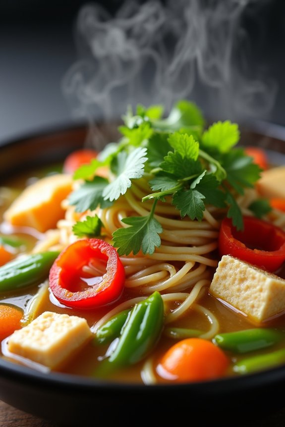 healthy ginger tofu stew