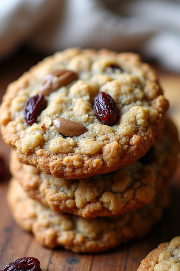 healthy oatmeal raisin cookies