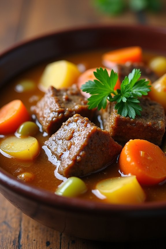 heartwarming apple cider stew