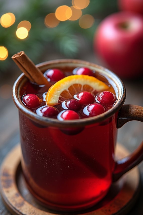 heartwarming festive spiced cider