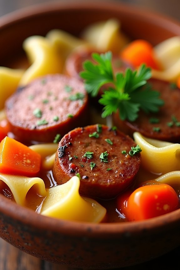 heartwarming southern noodle stew