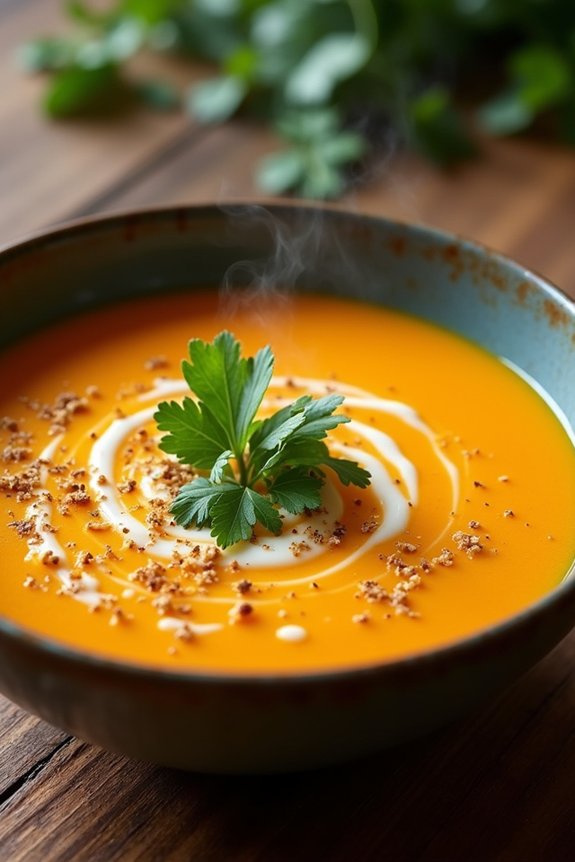 heartwarming spiced vegetable soup