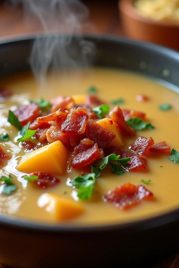 hearty bacon and potato soup