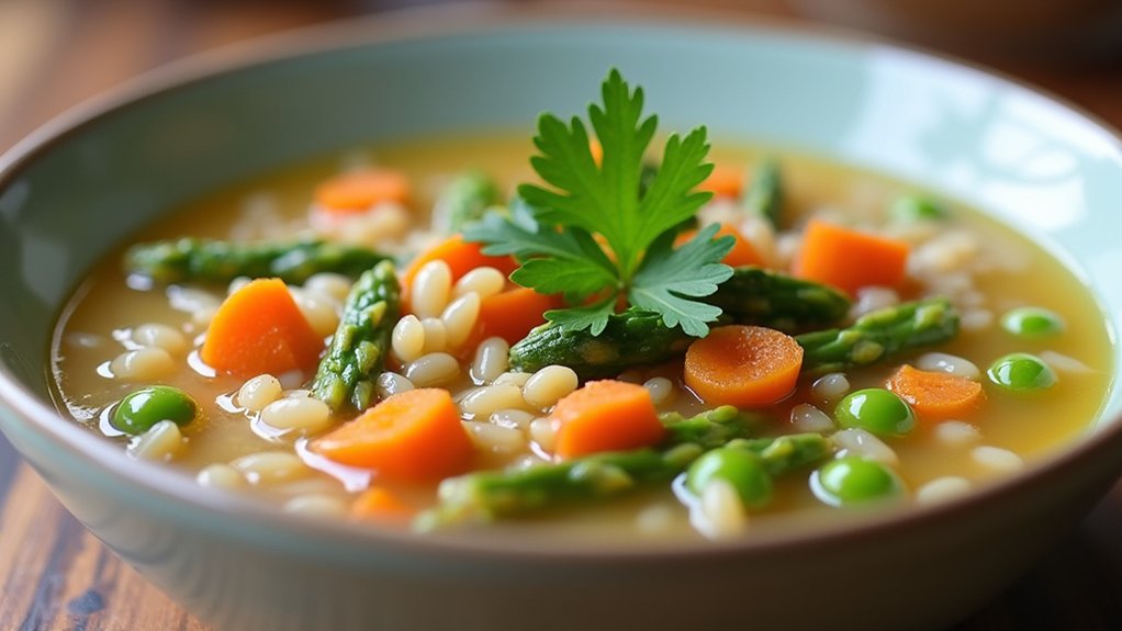 hearty barley vegetable soups